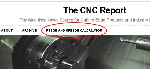 Feed and Speed Calc